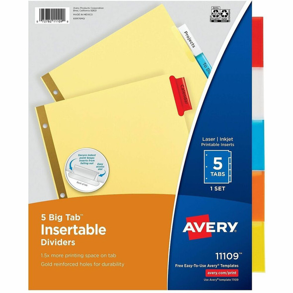 Avery&reg; Big Tab Tab Divider 11109