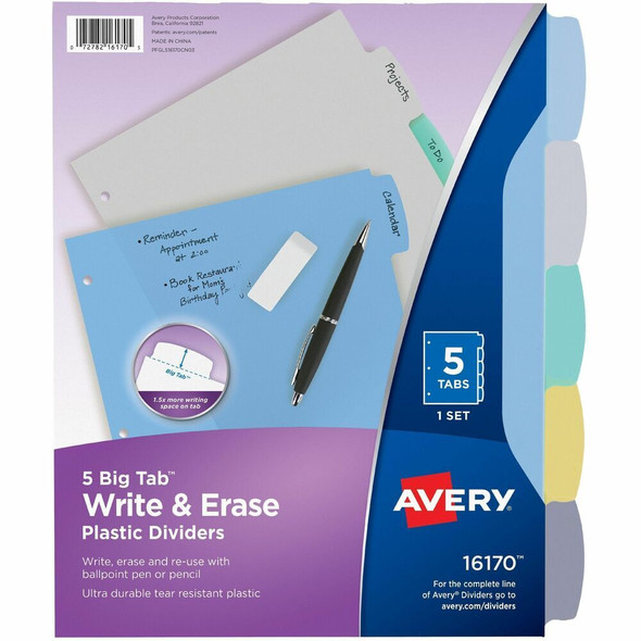 Avery&reg; Big Tab Tab Divider 16170