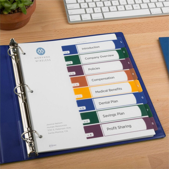 Avery&reg; Ready Index Tab Divider 11817 SPR-AVE11817