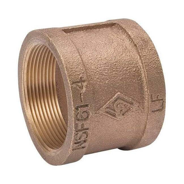 Coupling Brass Coupling, 1/8 in Female NPT X 1/8 in Female NPT