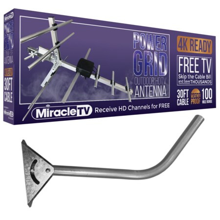 Miracle Tv Color Match Indoor HDTV Antenna, In,PK 2 602803