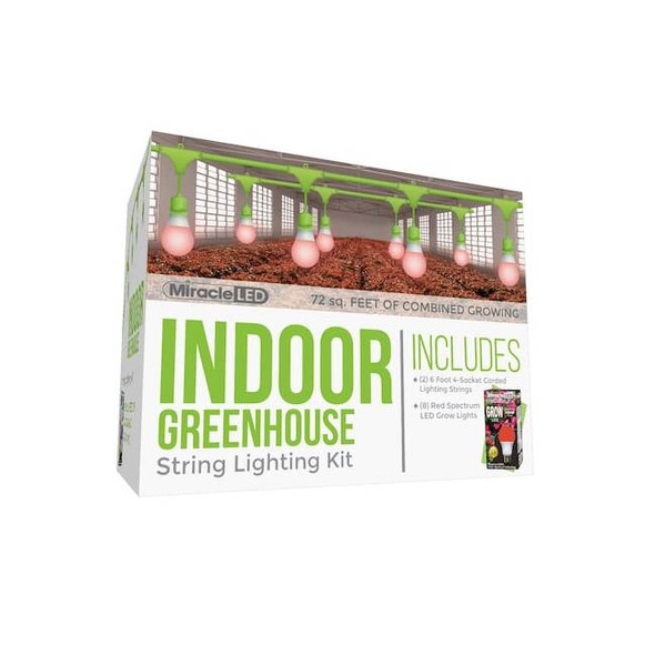 Miracle Led Ultra Grow 4-Socket Corded LED Grow,PK2 601161