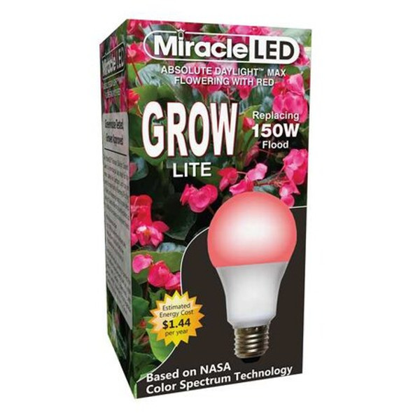 Miracle Led LightBulb,RedSpcHydrpLEDUltraGrow,12W 602120