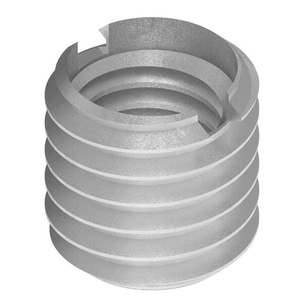 Thin Wall Self Locking Thread Insert, M10-1.50 Int Thrd Sz, Steel