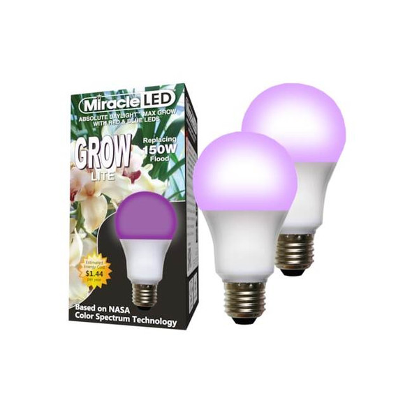 Red & Blue Spectrum Hydroponic LED Ultra Grow Light Replace 150W,PK2