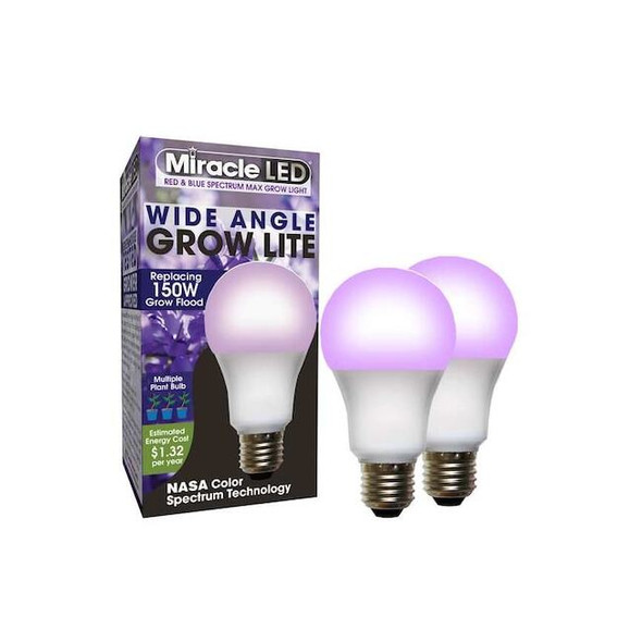 Miracle Led LightBulb,RedBlueSpc Mlt Pt LED,11W,PK2 602153