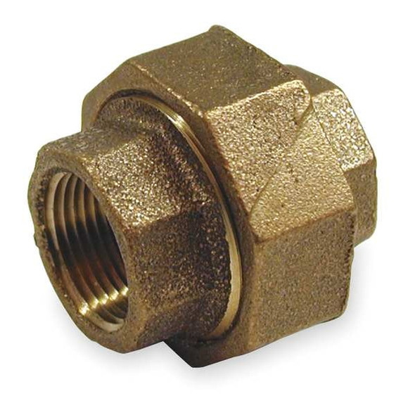 Union Red Brass Union, 2 in Female NPT X 2 in Female NPT