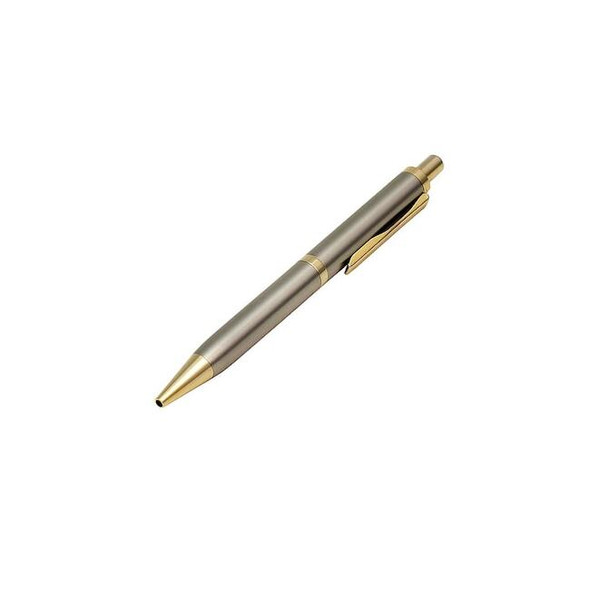 Detectamet Stainless Steel Managers Pen,Black Gel,PK10 113-A05-I22