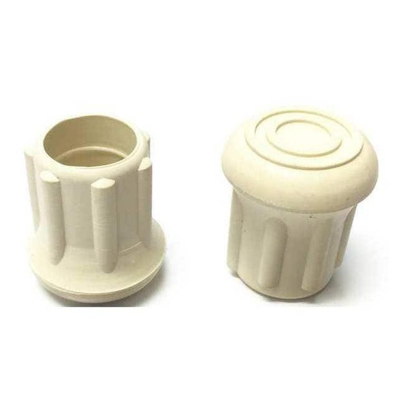 Manufacturer Varies Protective Leg Tip, SlipOn, Rd, 47/64", PK25 LTB 18W