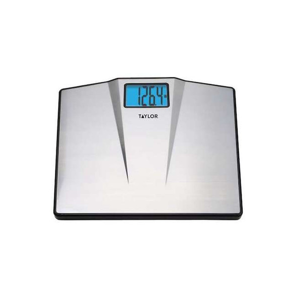 Taylor Bathroom Scale, LCD, 0.2 lb 74104102