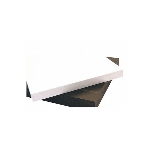 Manufacturer Varies Black HDPE Sheet Stock 24" L x 24" W x 0.375" Thick 1ZAY9