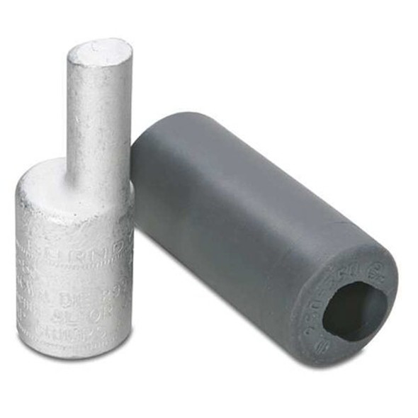 Burndy Offset Adapter, 350 kcmil Max, Standard Barrel, Aluminum, Brown AYPO350