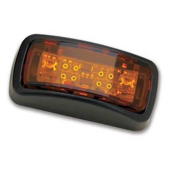 J.W. Speaker Clearance Marker Lamp,Black/Amber,ABS 150