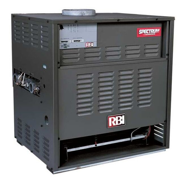 Rbi 32 in. Commercial Water Heater, Natural Gas 33SW0400N0E1A0GA9061G1J2