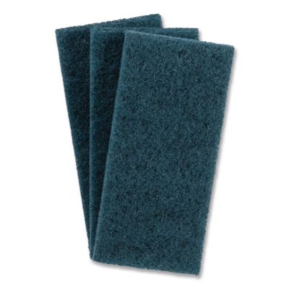 3M™ Doodlebug Medium-Duty Scrub Pad, 4.62 x 10, Blue, 10/Carton 8242