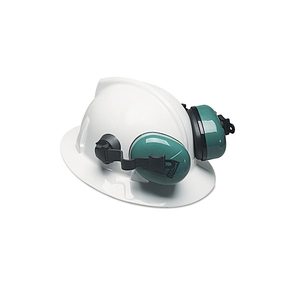 Sound Control SH Earmuffs, 25 dB NRR, Green, Helmet