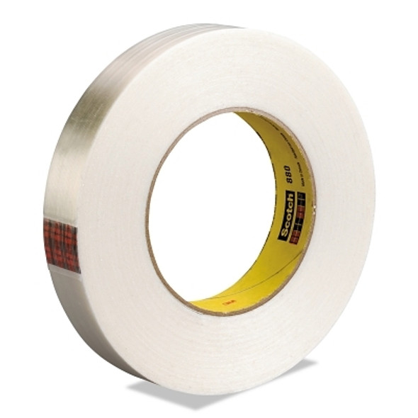 Filament Tape, 898, 48 mm W x 55 m L, 6.6 mil Thick, Clear