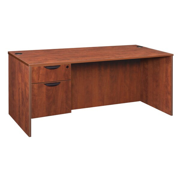 Regency Pedestal Desk Legacy 71" Single Pedestal Desk,Cherry, Cherry LSP7135CH