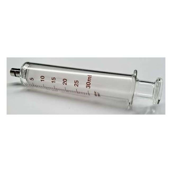 Fortuna Glass Syringe,Metal Luer Lock,30 mL 7.140-44