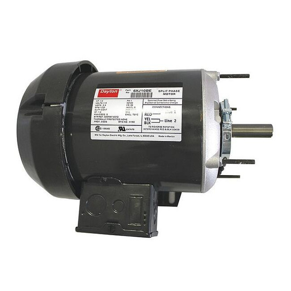 Dayton GP Mtr,Split Ph,TEFC,1/3 HP,1725 rpm,56 6XJ10