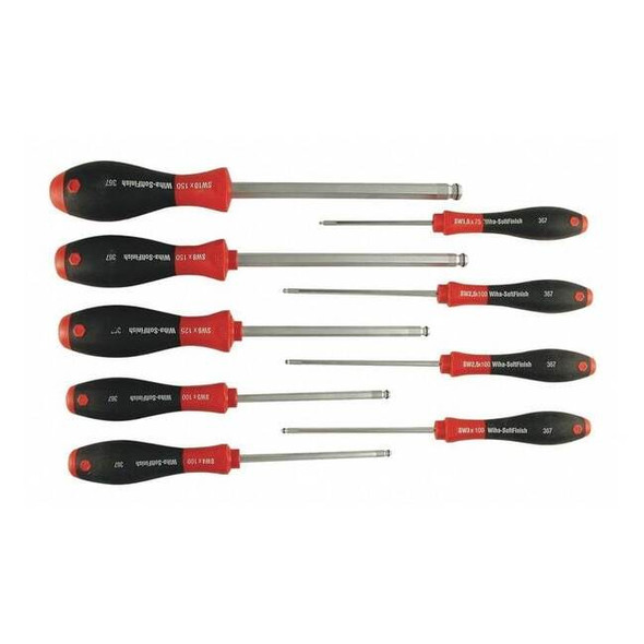 Wiha Magicring Metric Screwdriver Set 1, 9 pcs 36790