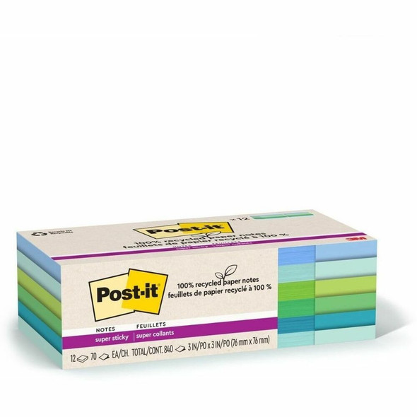 Post-it&reg; Super Sticky Note Pad 654R12SST