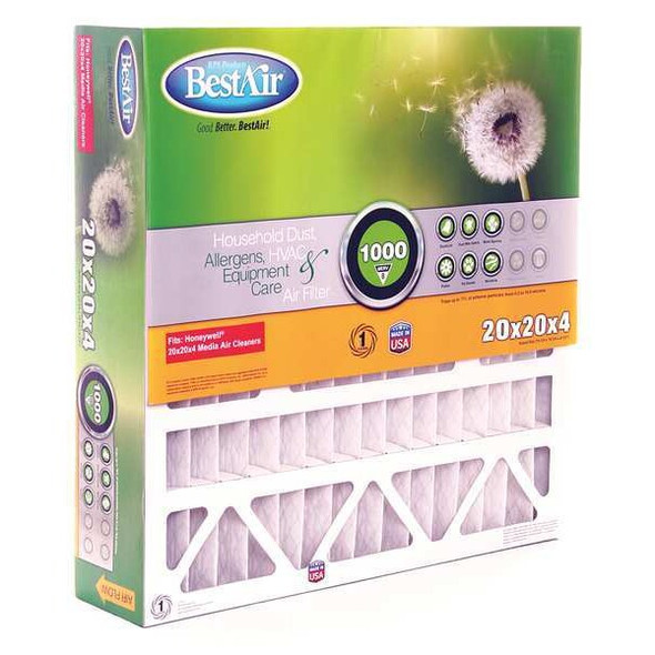 Bestair 20 in x 20 in x 5 in Synthetic Furnace Air Cleaner Filter 5-2020-8-2