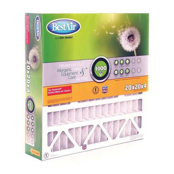 Bestair 20 in x 20 in x 5 in Synthetic Furnace Air Cleaner Filter 5-2020-8-2
