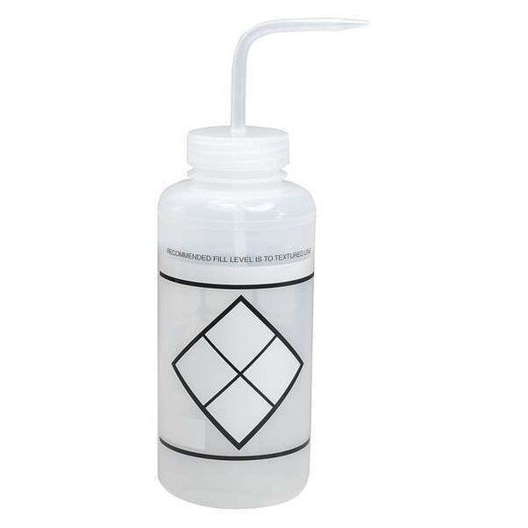 Sp Scienceware Wash Bottle,Std Spout,32oz,Write-On,PK6 F11646-3832