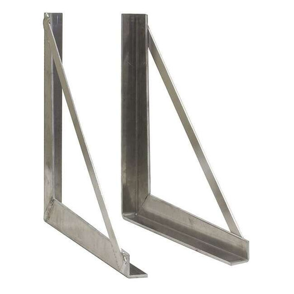 Buyers Products 18x18 Inch Welded Aluminum Truck Tool Box Brackets,PR 1701030