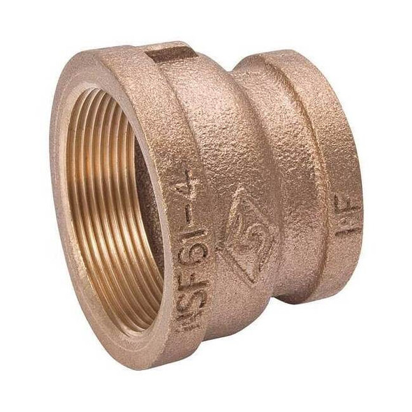 Coupling Brass Coupling, 3/8 in Female NPT X 1/4 in Female NPT