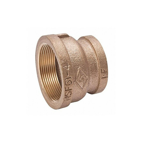 Coupling Brass Coupling, 3/8 in Female NPT X 1/4 in Female NPT