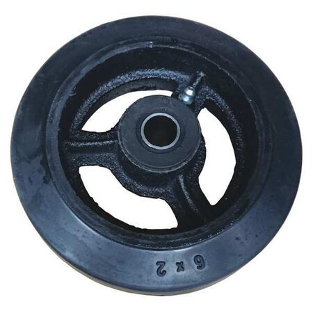 Dayton Mold-On Rubber Wheel,6 MH34D65001G