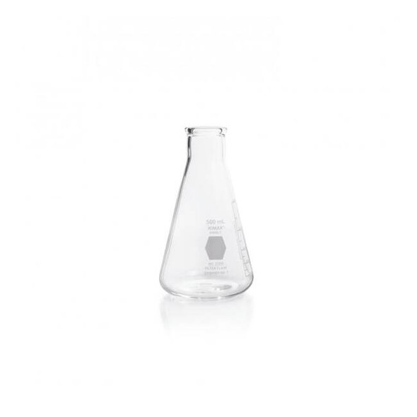 Kimble Chase Erlenmeyer Flask,Colorless,190 mm H 27050-500