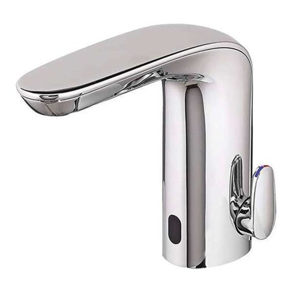 Sensor Single Hole Mount, 1 Hole Straight Spout Bathroom Faucet, Polished chrome
