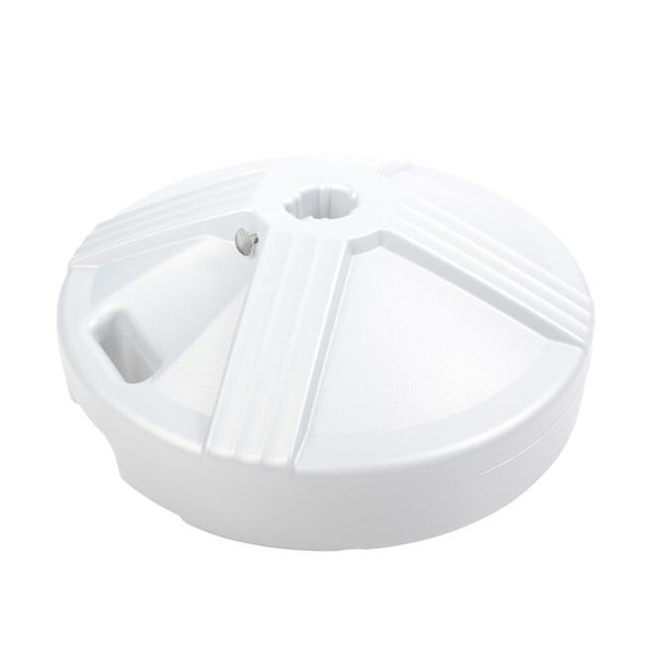 Us Weight 50 lb Umbrella Base, White FUB1W