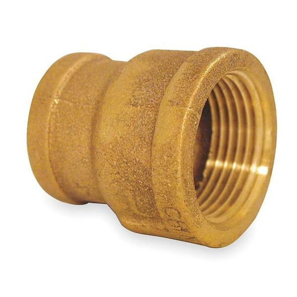 Coupling Brass Coupling, 1 1/2 in Female NPT X 1 in Female NPT