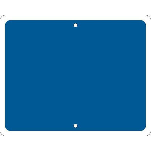 Railroad Sign, 12 in H, 15 in W, Horizontal Rectangle, No Text, 134193