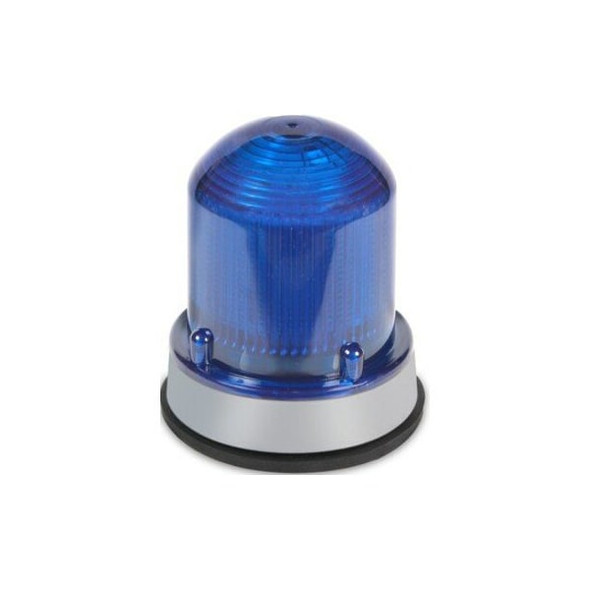 Edwards Signaling Warning Light, Blue, LED, 120V AC, 420 FPM, 3 1/4 in Dia. 125XBRZB120A