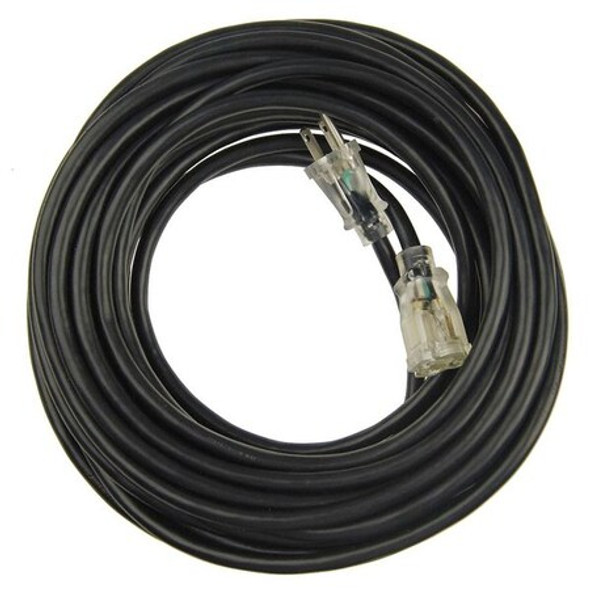 Manufacturer Varies Ltd Ext Crd,50ft,14Ga,15A,SJTW,Blk 21RJ52