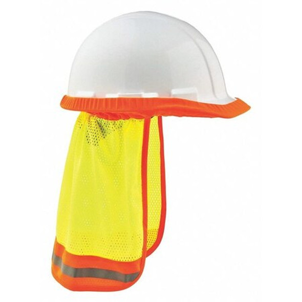 Ergodyne Hi-Vis Mesh Neck Shade,Reflective,Lime 8005