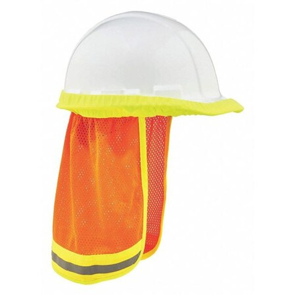 Ergodyne Hi-Vis Mesh Neck Shade,Reflective,Orange 8005