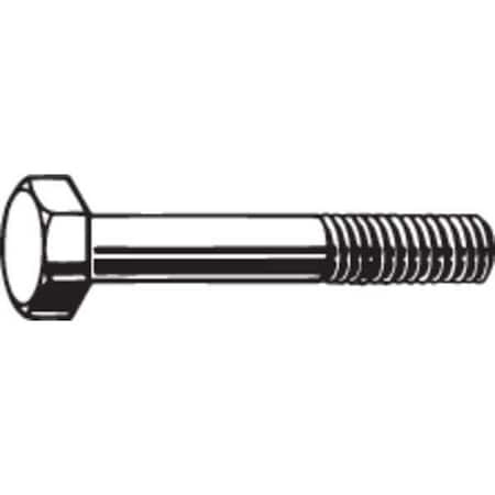 Grade A325, 7/8"-9 Structural Bolt, Plain Steel, 5 1/2 in L, 5 PK