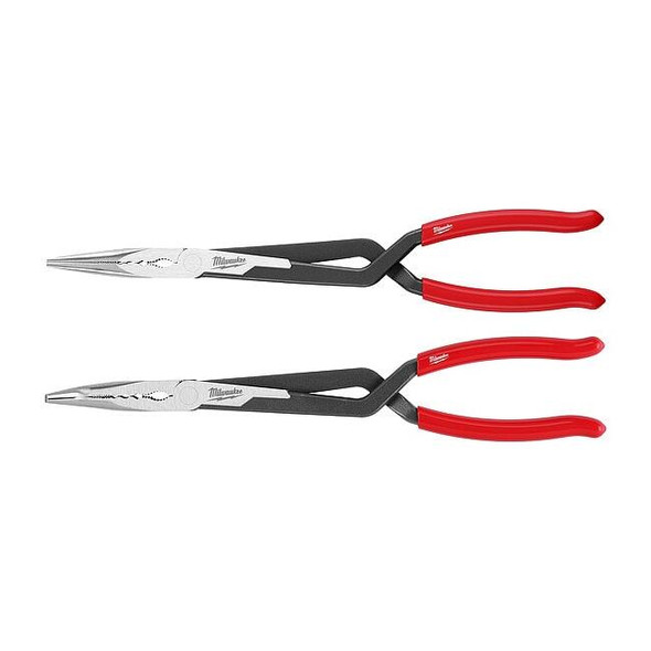 Milwaukee Tool Long Reach Pliers Set,Needle Nose,3" 48-22-6542