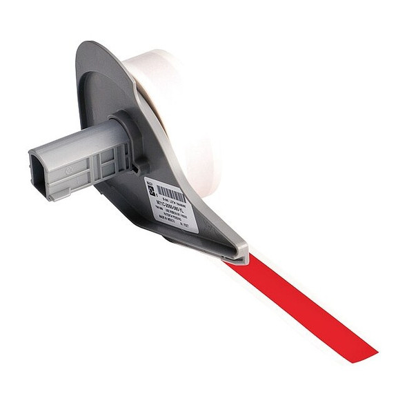 Brady ContinuousLabelStock,Red,Gloss,1/2inW M7C-500-595-RD