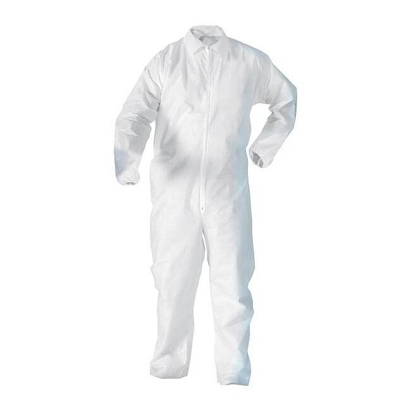 Kleenguard Coveralls,XL,Wht,KleenGuard A20,PK50 68967