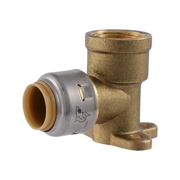 Sharkbite Adapter, Brass, Brass UR340A