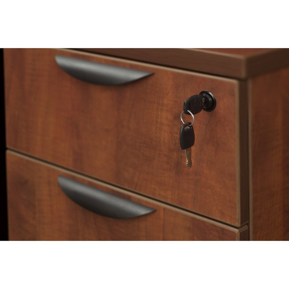 15.5 W Storage > Pedestal Desk Drawers > Legacy Pedestals, Cherry,  15.5  LPMBF22CH