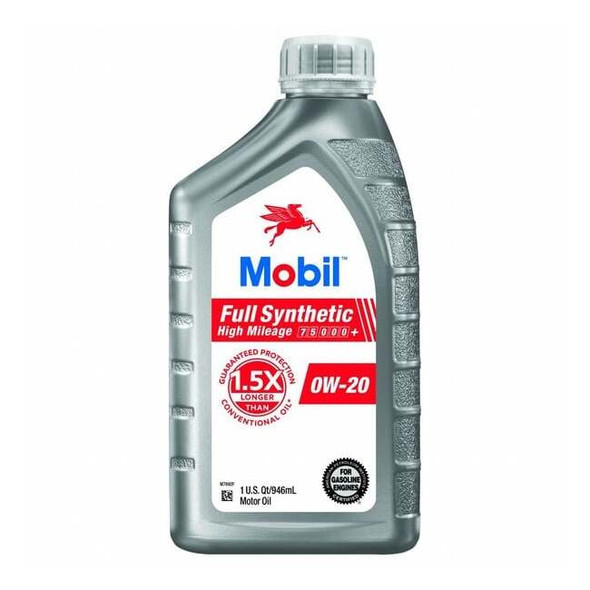Mobil Engine Oil,1 qt,Synthetic 125203