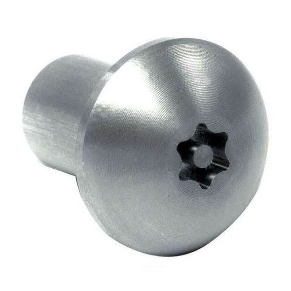 Binding Barrel, 3/8"-16, 1 in Brl Lg, 1/2 in Brl Dia, Stainless Steel Plain